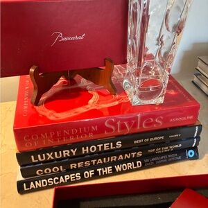 Baccarat Clear Crystal Vase!